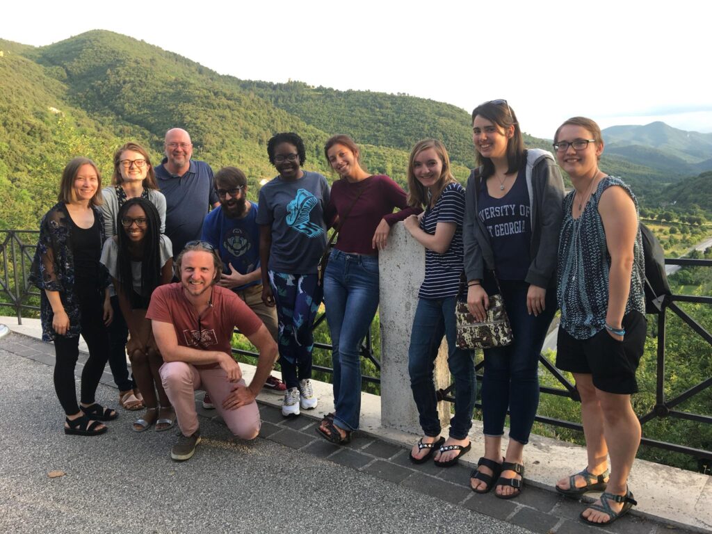 Dr. Chad Davidson takes UWG students abroad