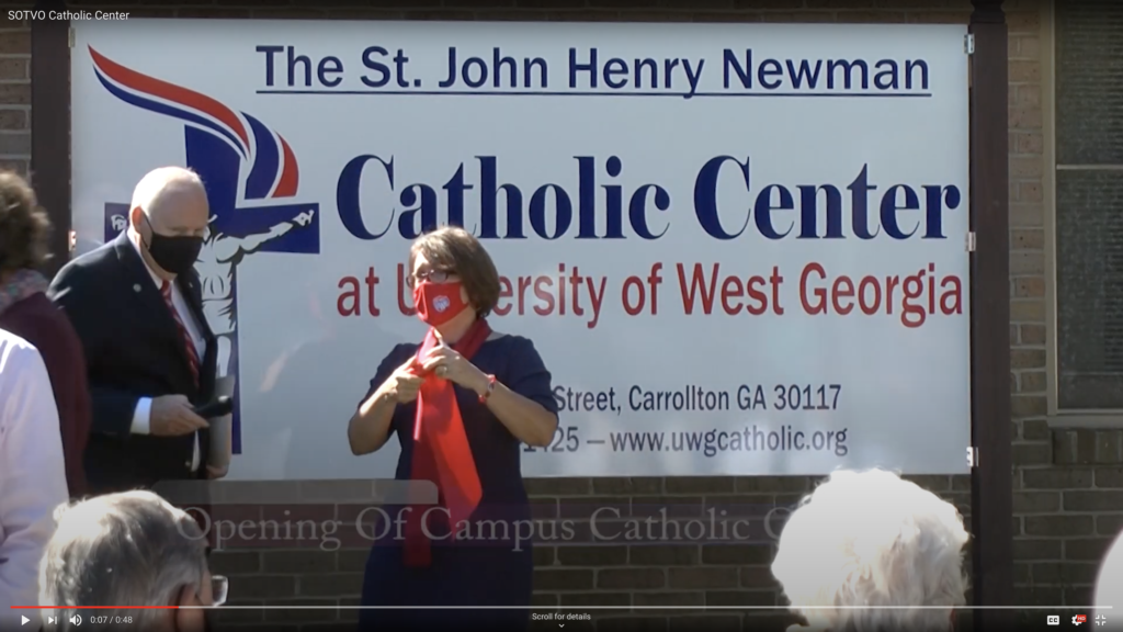 Campus Catholics Hold Dedication Ceremony for New Facility
