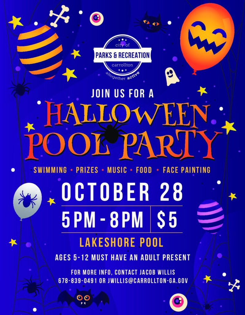 Halloween Pool Party Spectacular